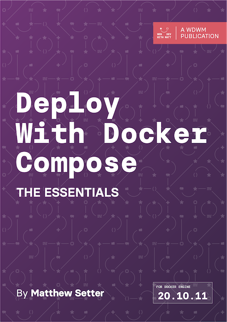 The front cover of Deploy With Docker Compose